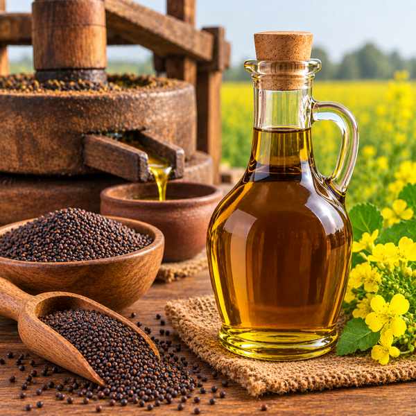 Wood Pressed Black Mustard Oil