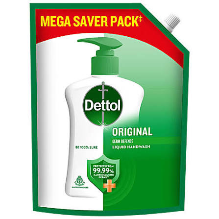 Dettol Skincare Liquid Handwash, 1350 ml Pouch
