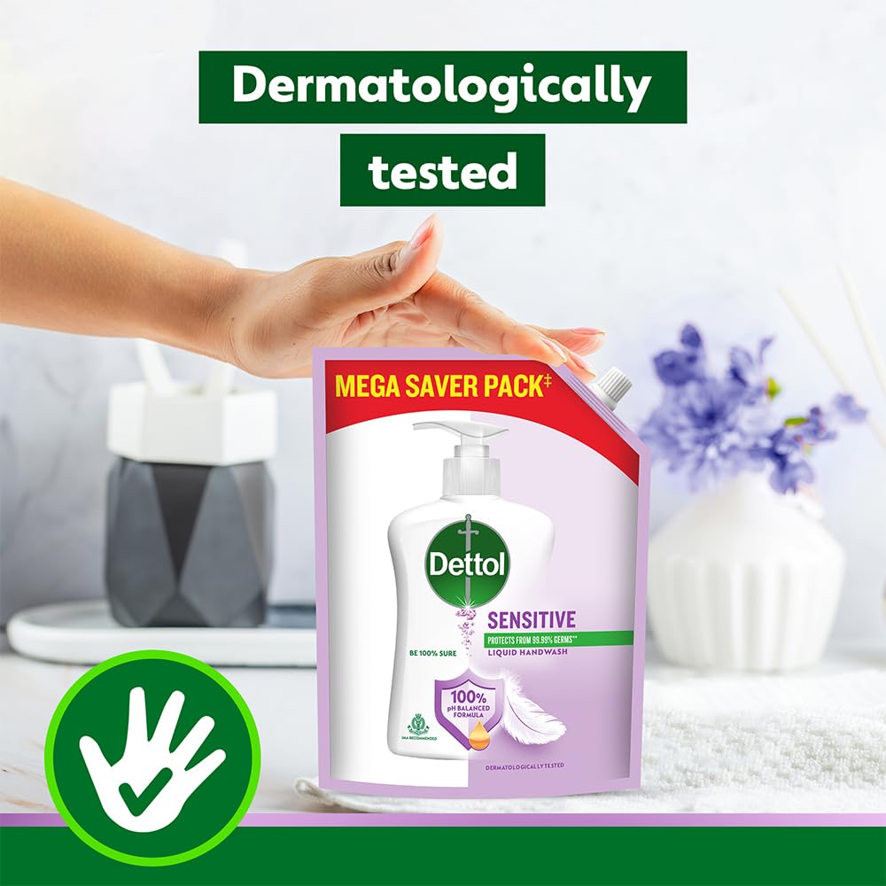 Dettol Sensitive Liquid Handwash, 1.35 L