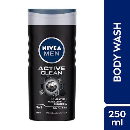 Nivea Men Active Clean 3 In 1 Shower Gel
