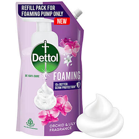 Dettol Orchid & Lily Fragrance Foaming Handwash