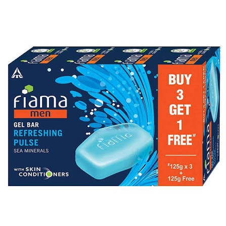 Fiama Gel Bathing Bar - Men, Refreshing Pulse