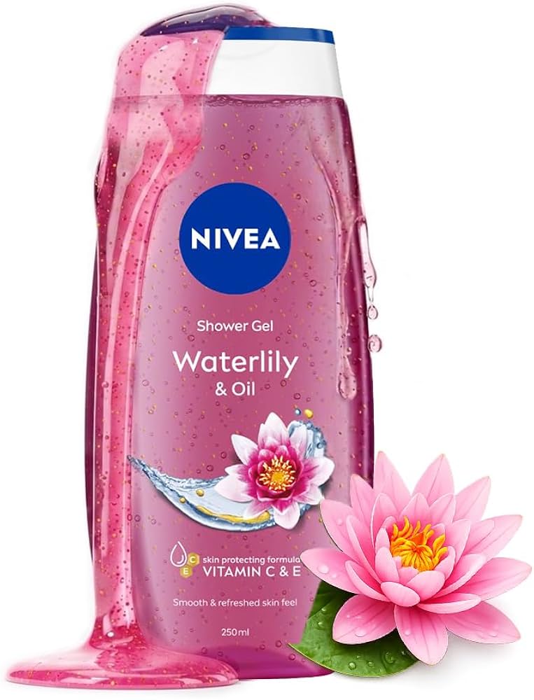 Nivea Waterlily & Oil Shower Gel Body Wash, 250 ml
