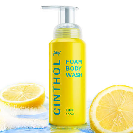 Cinthol Lime Foam Body Wash, 200 ml