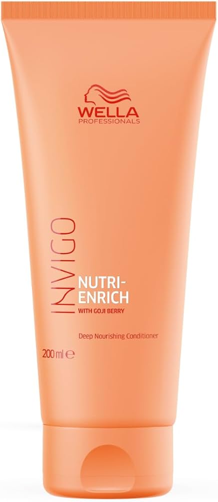 Wella Professionals Invigo Nutri Enrich Conditioner For Dry, Frizzy & Damaged Hair with Goji Berry, 200 ml