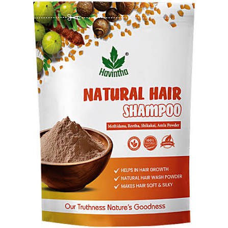 Havintha Natural Hair Shampoo - Methi Dana, Reetha, Shikakai, Amla Powder