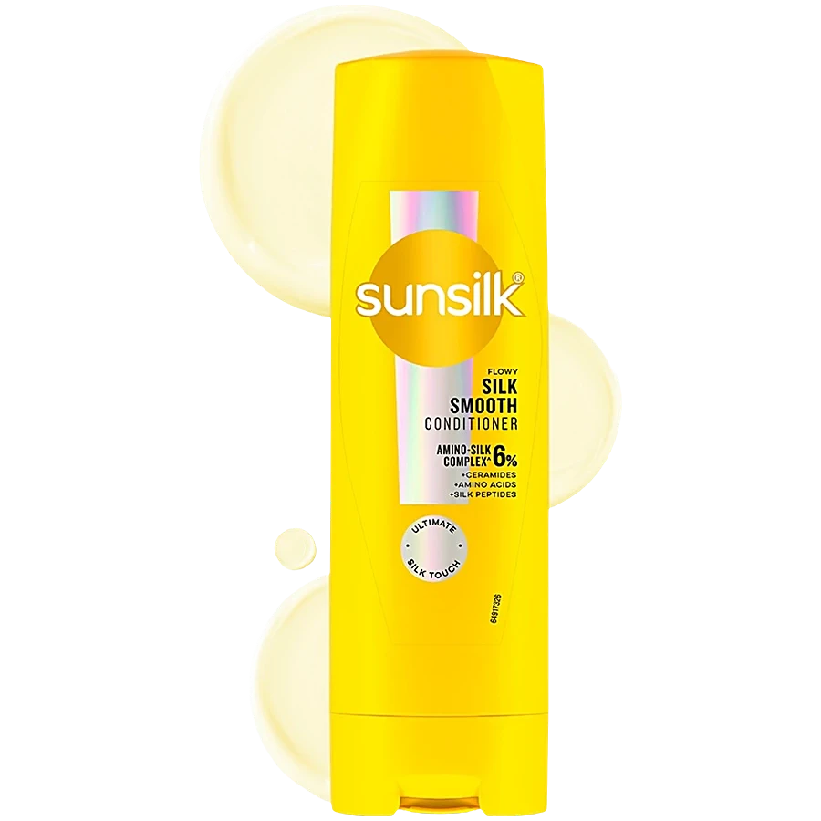 Sunsilk Flowy Silk Smooth Conditioner, 180 ml