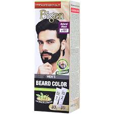 Bigen Men's Beard Colour With Olive Oil & Taurine, 80 g Natural Black B101