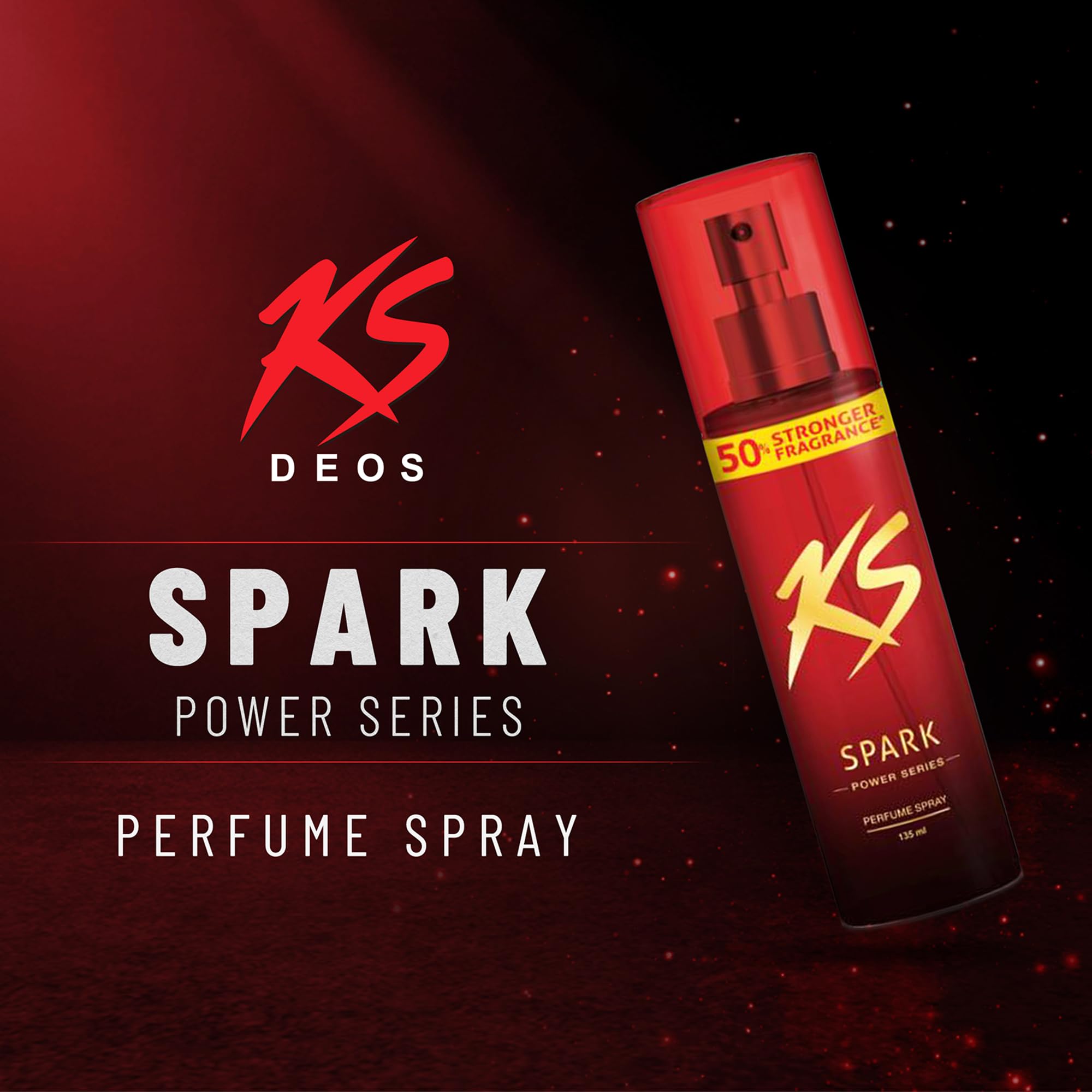 KamaSutra Spark Power Series Perfume Spray - Strong & Long-Lasting Fragrance, 135 ml