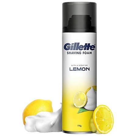 Gillette Shaving Foam - Lemon, 196 g