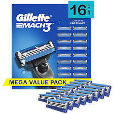 Gillette Mach3 Shaving Razor Cartridges For Men