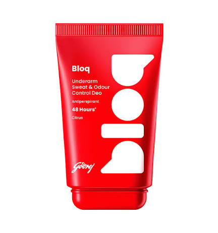 Godrej Bloq Underarm Sweat & Odour Control Deo Antiperspirant - Citrus,