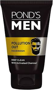 Ponds Men - Pollution Out Activated Charcoal Deep Clean Face Wash