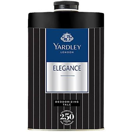 Yardley London Elegance Deodorizing Talc for Men| Aromatic Woody Fragrance