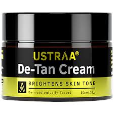Ustraa De-Tan Cream - Brightens Skin & Reduces Tan, For Men