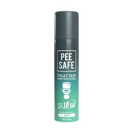 Pee Safe Floral Toilet Seat Sanitizer Spray, 75 ml