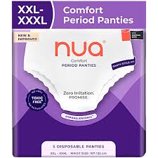 Nua Zero Irritation Comfort Disposable Period Panties - XXL-XXXL