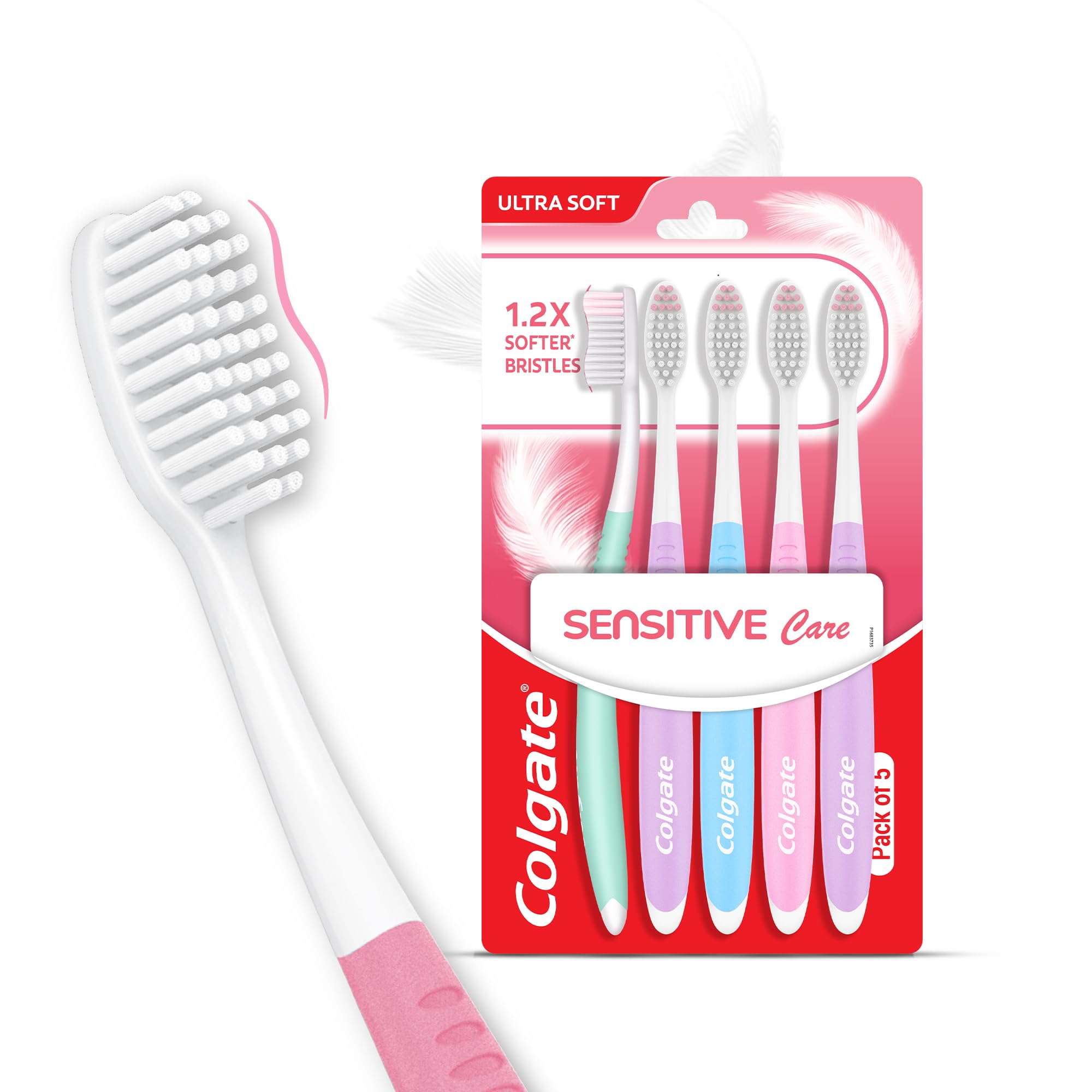 Colgate Gentle Sensitive Care Ultra Soft Bristles Toothbrush, 5 pcs
