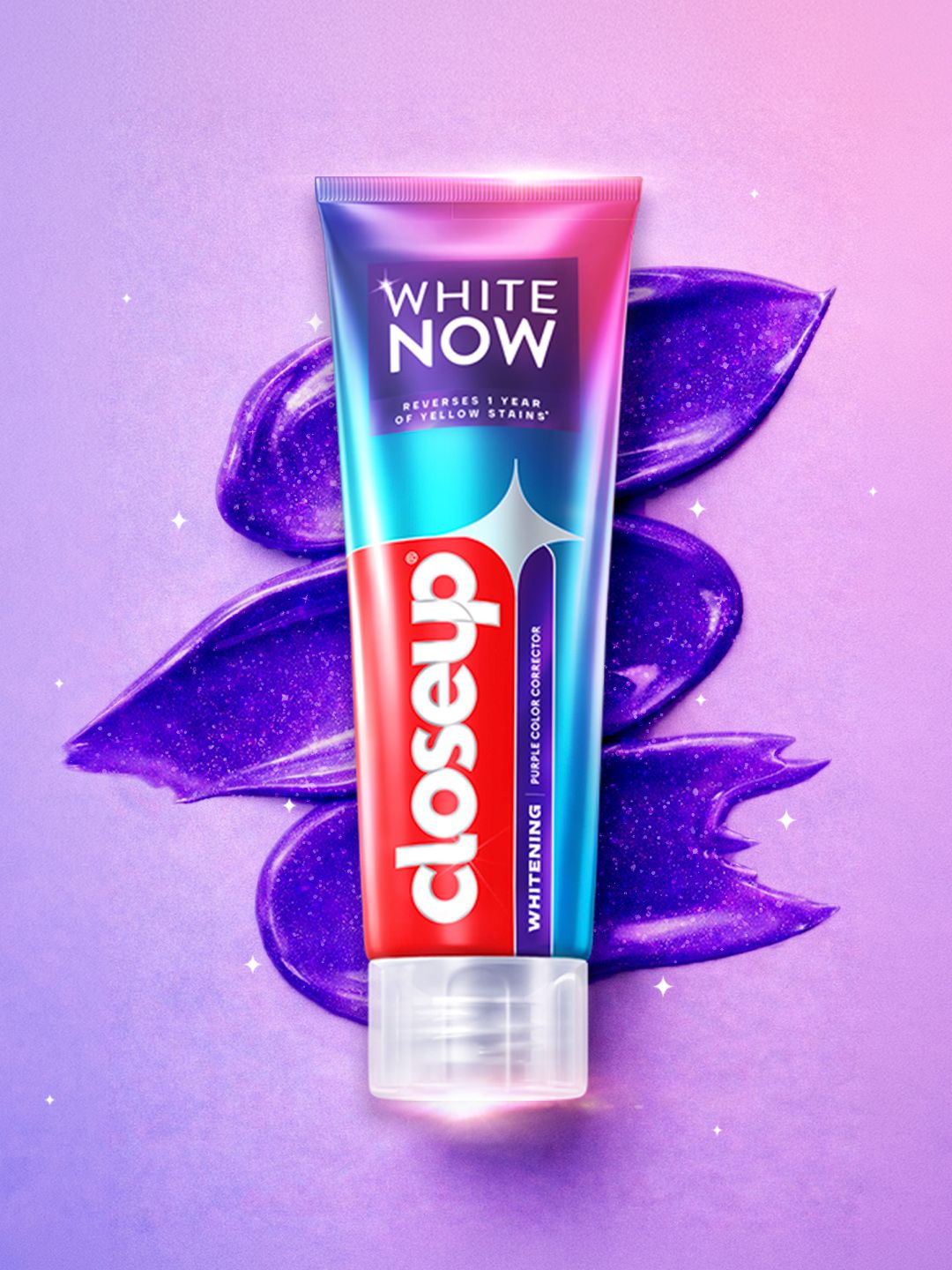 Closeup White Now Purple Color Corrector Toothpaste