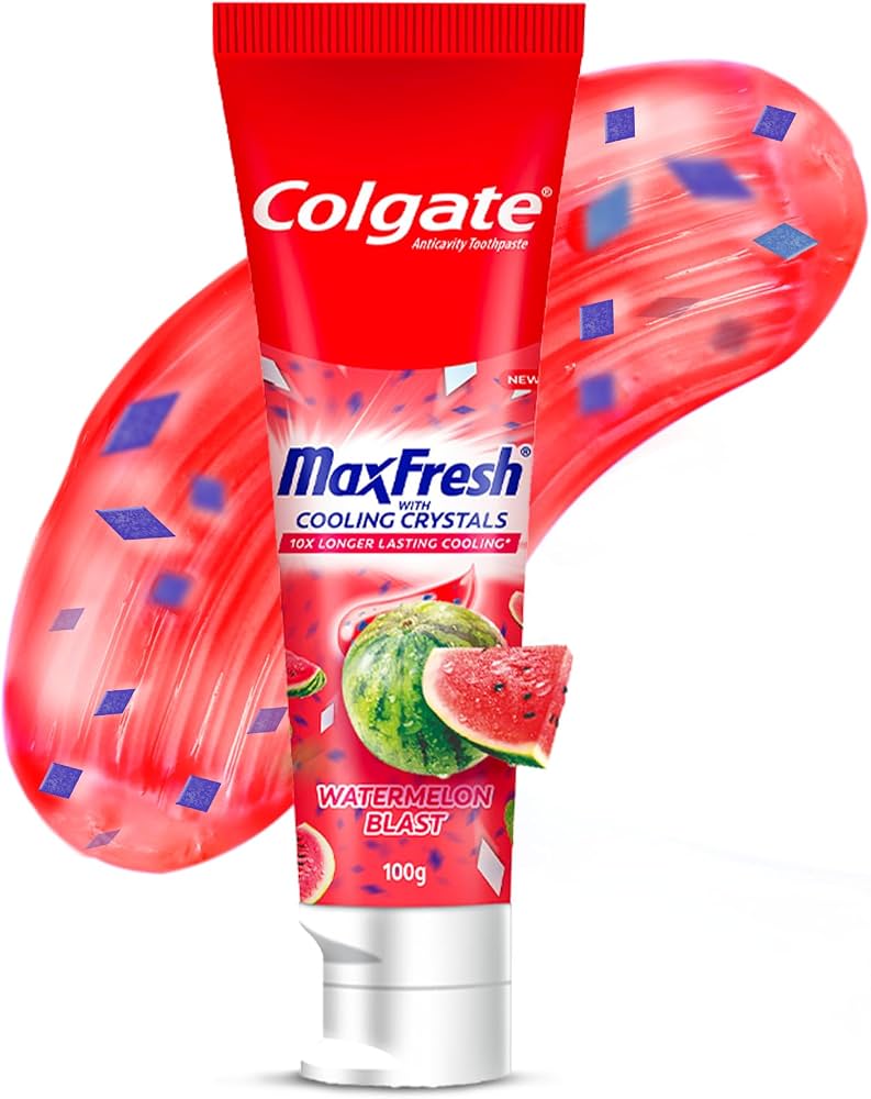 Colgate MaxFresh Watermelon Blast Toothpaste With Cooling Crystals