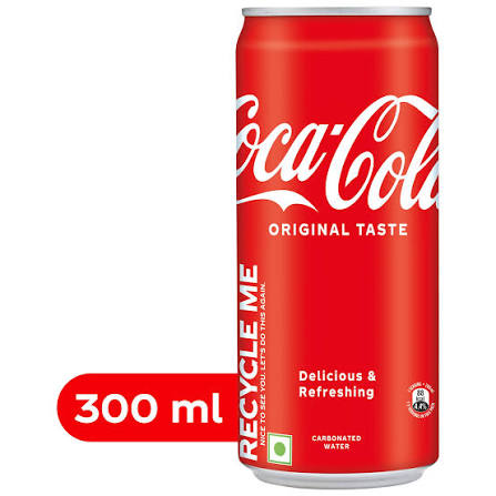 Coca Cola Original Taste Soft Drink, 300 ml Can