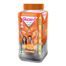 Glucon-D Tangy Orange Glucose Mix, 400 g Jar