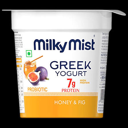 Milky Mist Honey & Fig Greek Yogurt, 100 g
