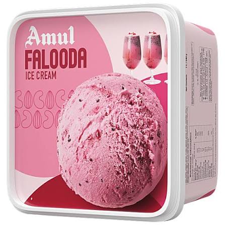 Amul Falooda Ice Cream, 1 L Tub