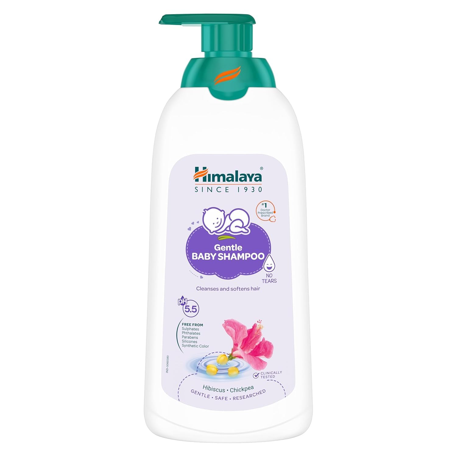 Himalaya Gentle Baby Shampoo - Mild, No Tears, Paraben Free, 400 ml