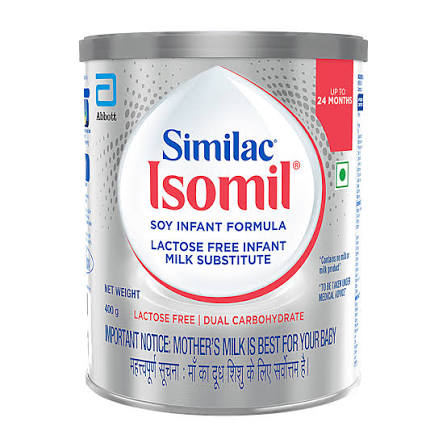 Similac Isomil Soy Infant Formula - Up To 24 Months, 400 g Tin