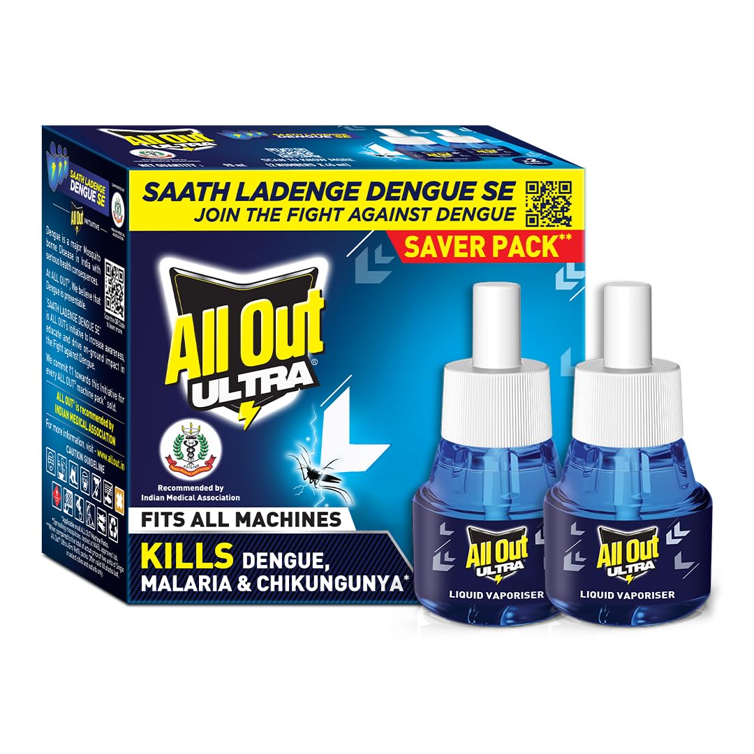 All Out Ultra Liquid Vaporiser Mosquito Repellent Refills