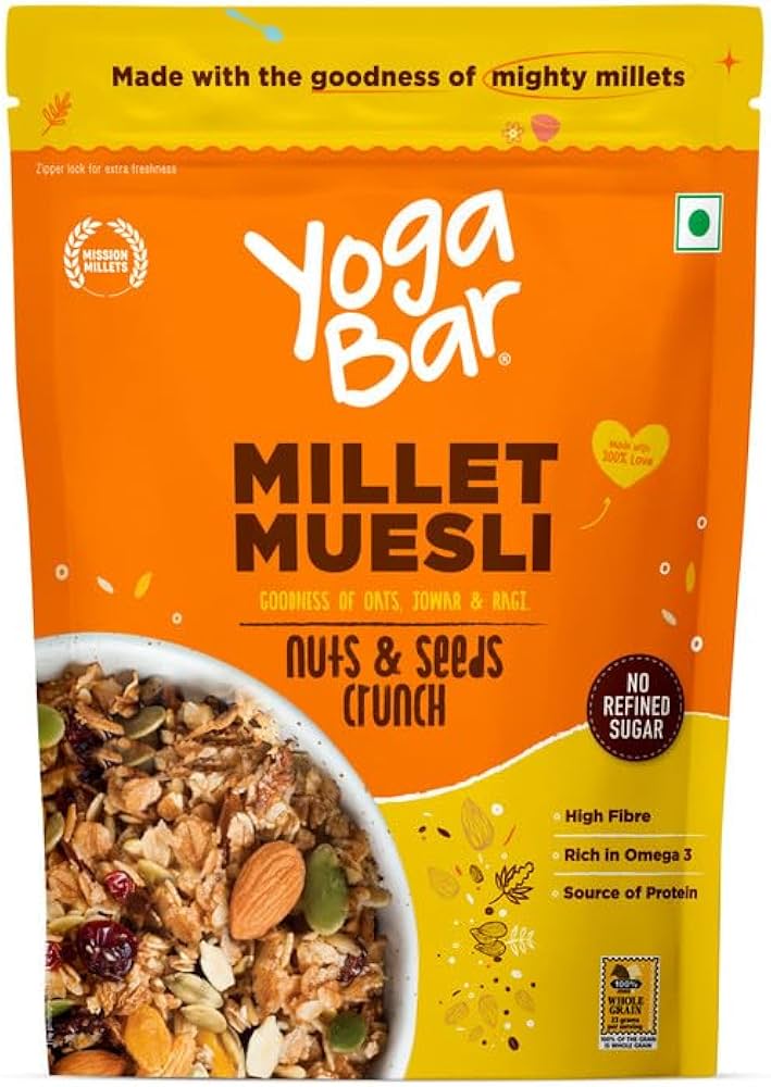 Yoga Bar Nuts & Seeds Crunch Millet Muesli